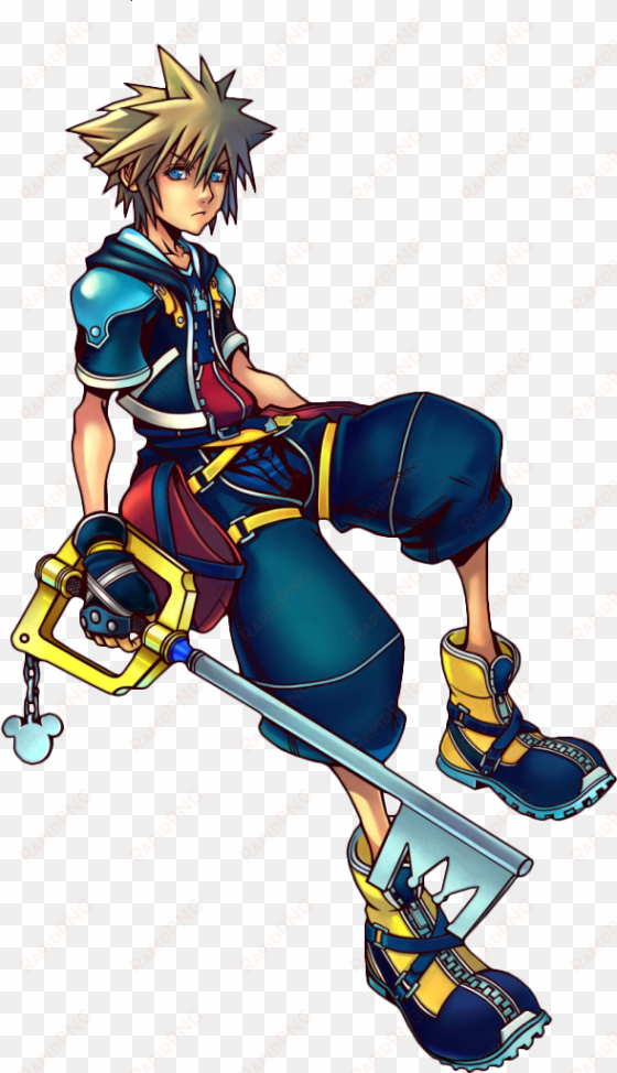 Sora - Kh2 - Kingdom Hearts 2 Sora Art transparent png image