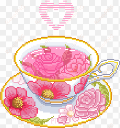 sort of a love tea potion i guess, please don't delete - pixel teacup