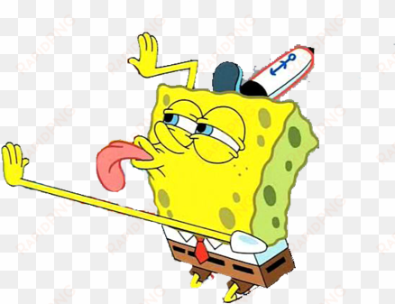 source - - spongebob licking meme png