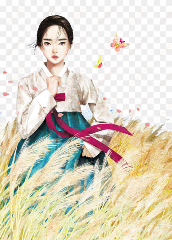 south korea artist drawing illustration - korean drawing