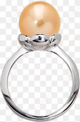 south sea pearl ring - engagement ring