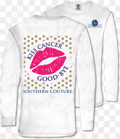 southern couture kiss cancer good bye comfort colors - goodlettsville custom t shirts