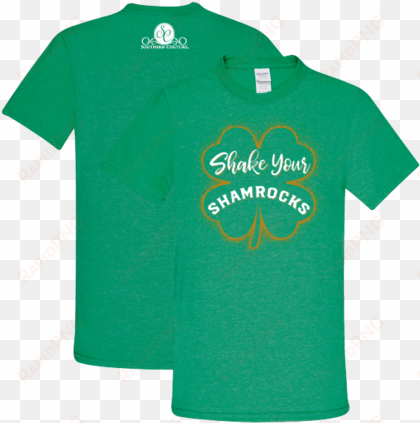 southern couture preppy shake your shamrocks irish - tshirt wildcat