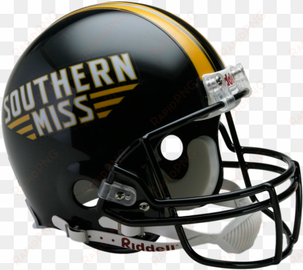 southern mississippi golden eagles full size authentic - new england patriots helmet