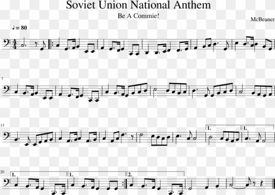 soviet union national anthem sheet music composed by - ussr national anthem tuba