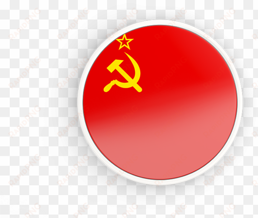 soviet union round flag