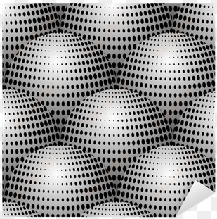 space eggs 3d halftone black and white vector seamless - fruit