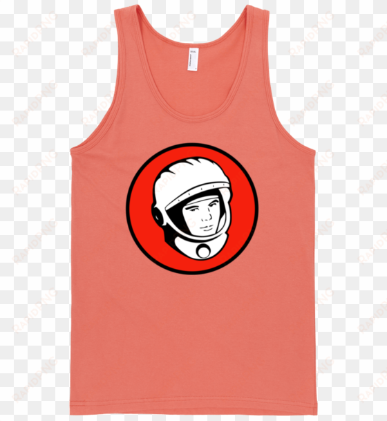 spaceman fine jersey tank top unisex by itee - logo martin garrix