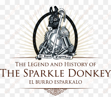 sparkle donkey logo - statue