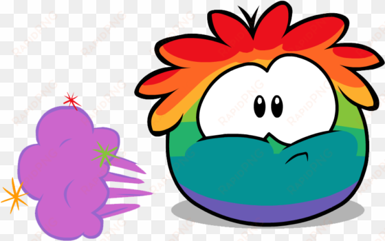 Sparkle Fart Rp - Puffles Club Penguin transparent png image