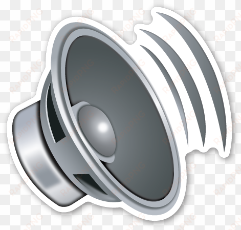 speaker with three sound waves - sound emoji