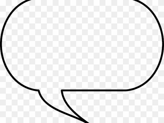 speech bubbles template - line art