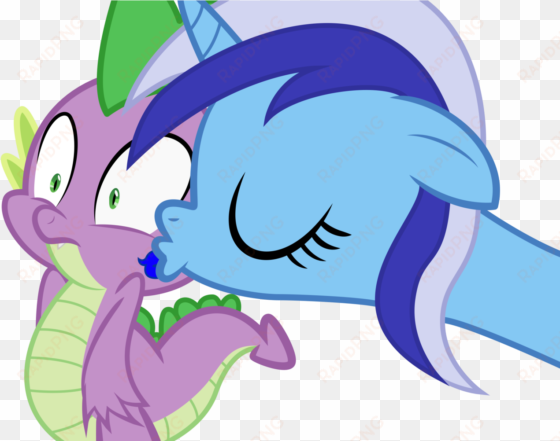 spellboundcanvas, female, kissing, kiss mark, male, - minuette mlp