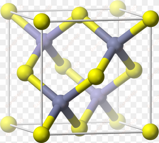 sphalerite unit cell depth fade 3d balls - zno zinc blende structure