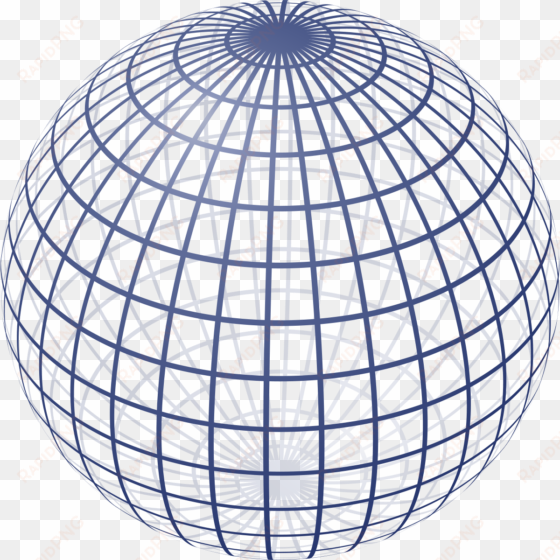 sphere - wireframe sphere