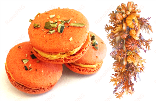 spiced pumpkin macarons - new jersey