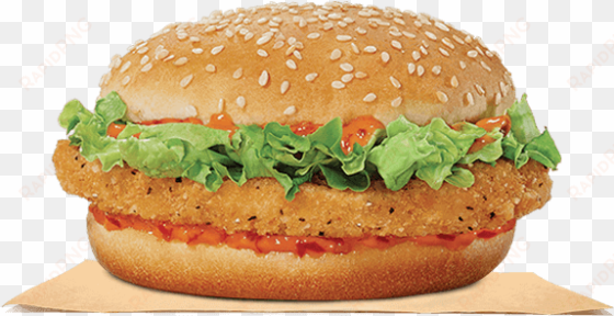 spicy chicken jr - hamburger