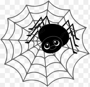 spider in web freebie - cute spider in web