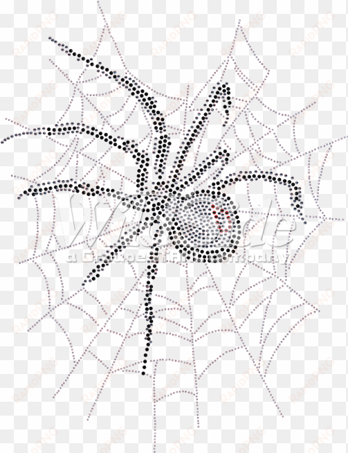 spider in web ”rhinestone, rhinestud, spider, spider - iron on rhinestone spider web transfers