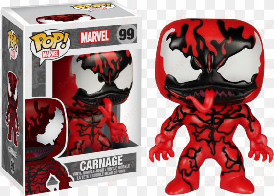 spider man carnage pop vinyl figure funko spiderman - carnage venom funko pop