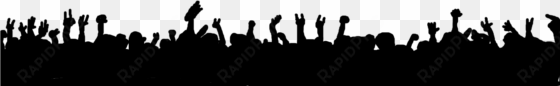 spider-man concert crowd drawing - concert crowd silhouette png