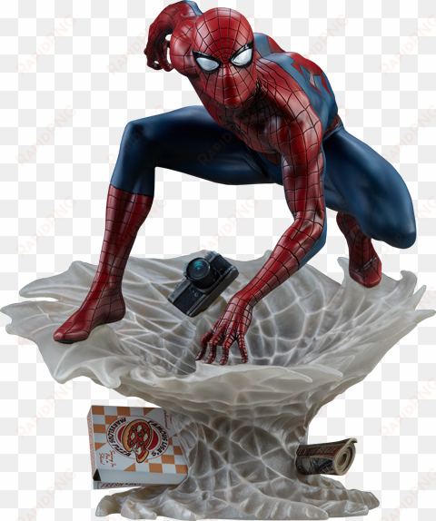 spider-man statue by sideshow collectibles - spider man ps4 statue