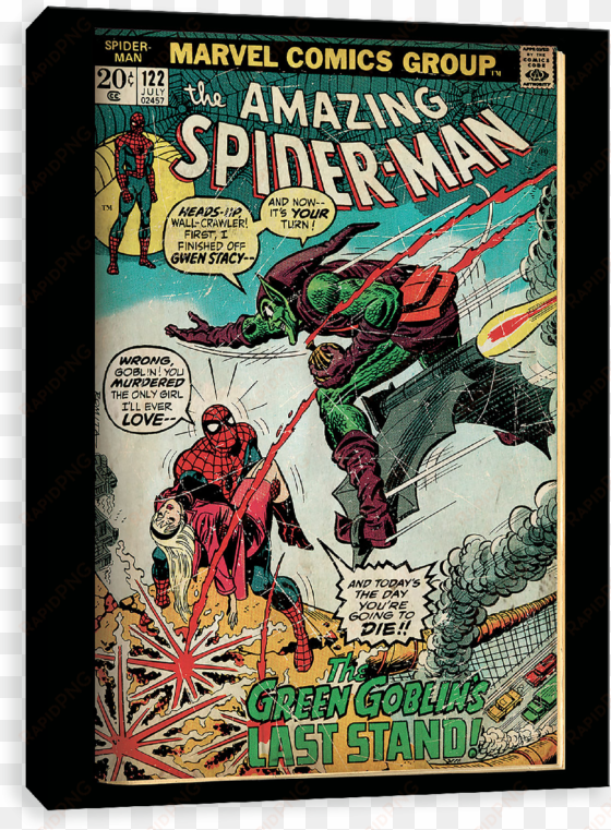 spider-man v green goblin - amazing spiderman comic 1960