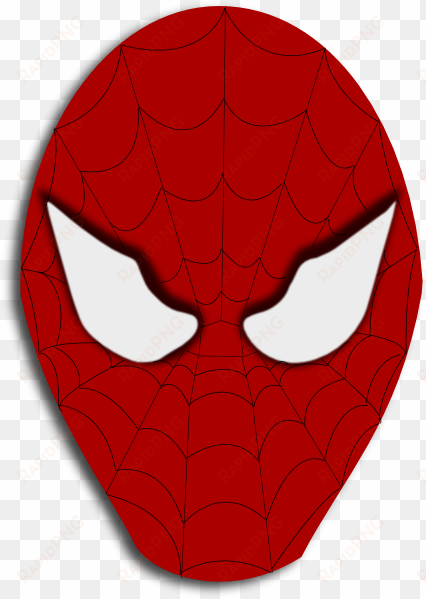 spider - web - clipart - transparent - spiderman face transparent background