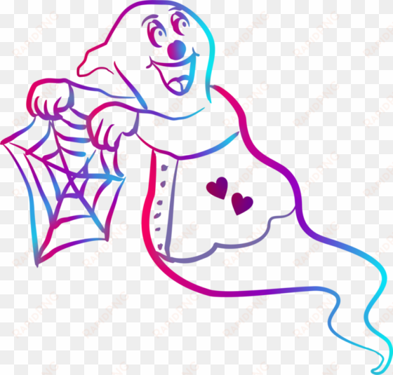 spider web ghost drawing free commercial clipart - phantom clipart