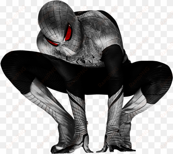 spiderman black - black and silver spiderman