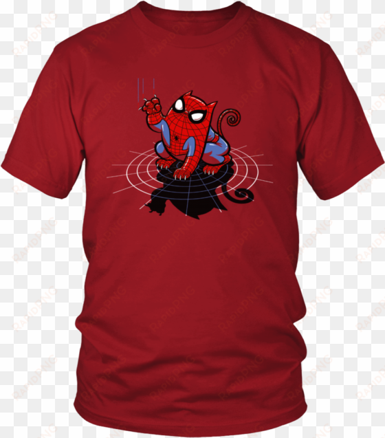 spiderman cat t shirt funny spider cat t-shirt premium - t-shirt