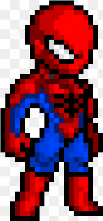 spiderman png - spiderman pixel art