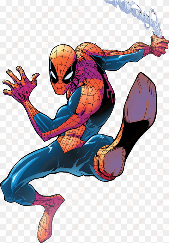 spiderman transparent png sticker - spider-man: big time: the complete collection [book]