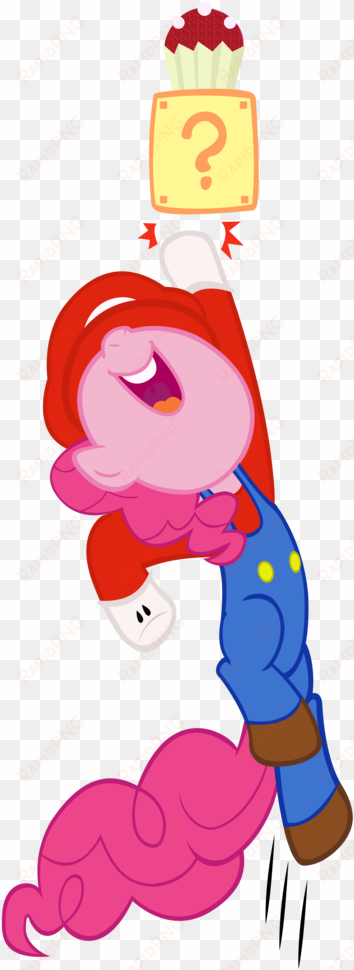 spikesmustache, block, cosplay, crossover, cupcake, - super mario pinkie pie