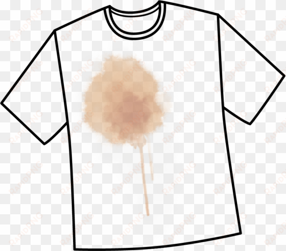 spill the coffee to get started - t shirt stained png