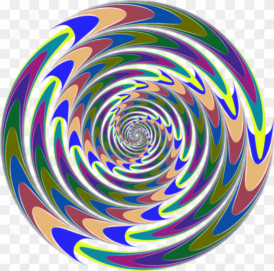 spiral circle vortex background - clip art