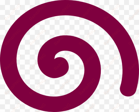 spiral clipart simple - purple spiral png