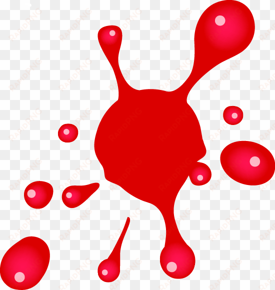 splash clipart red color - red colour clip art