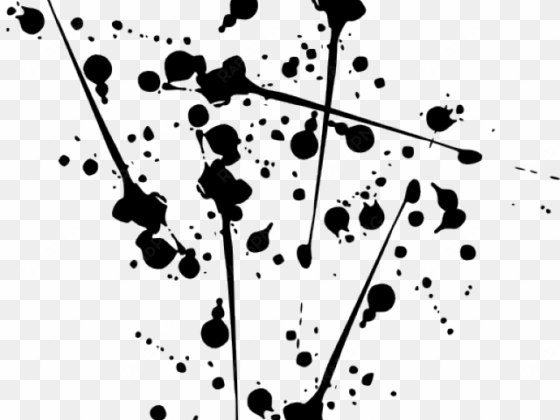 Splatter Clipart Blackpaint - Paint Splatter Free Clip Art transparent png image