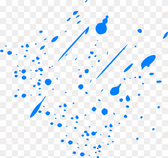 splatter clipart splatter effect - blue paint splatter transparent