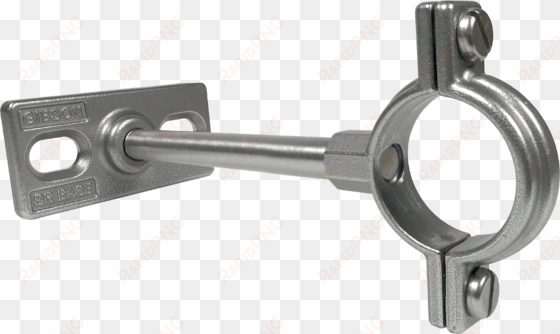 split ring clamps are designed to provide space between - closet flange