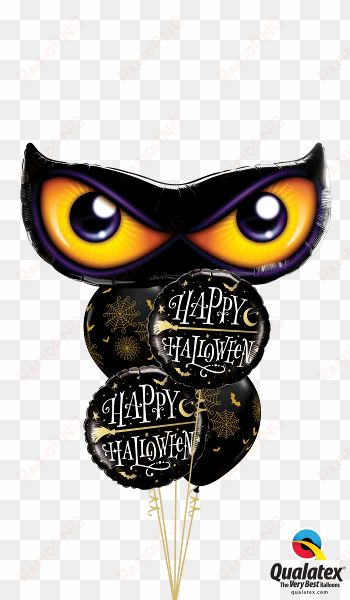 spooky eyes halloween - 15cm qualatex quick link balloons assorted colours