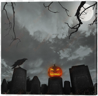 spooky halloween background with pumpkin and raven - spooky halloween background with pumpkin tote bag