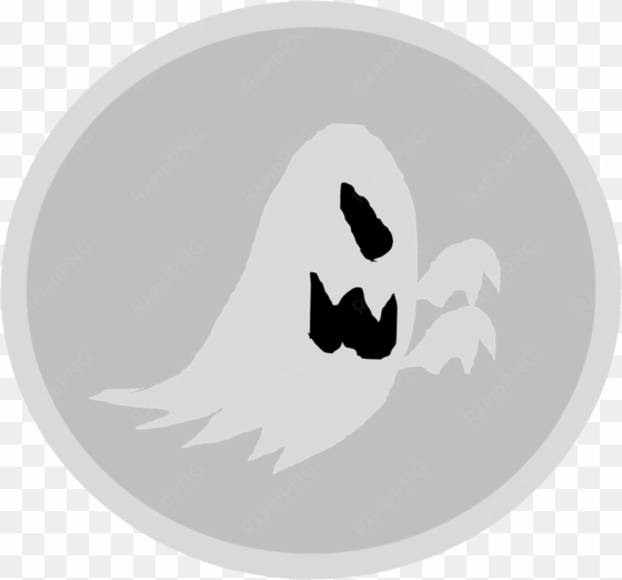 spooky scary ghost logo - logo