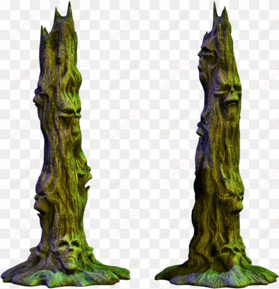 Spooky Trees, Tree Stumps, Tree Roots, Halloween 2015, - Wood transparent png image