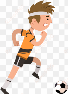 sports-soccer player character - soccer animated