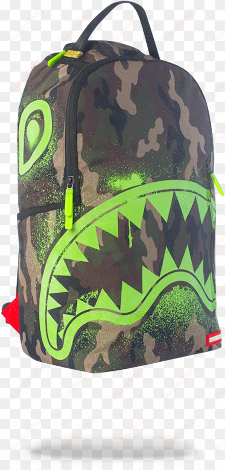 sprayground glow in the shark