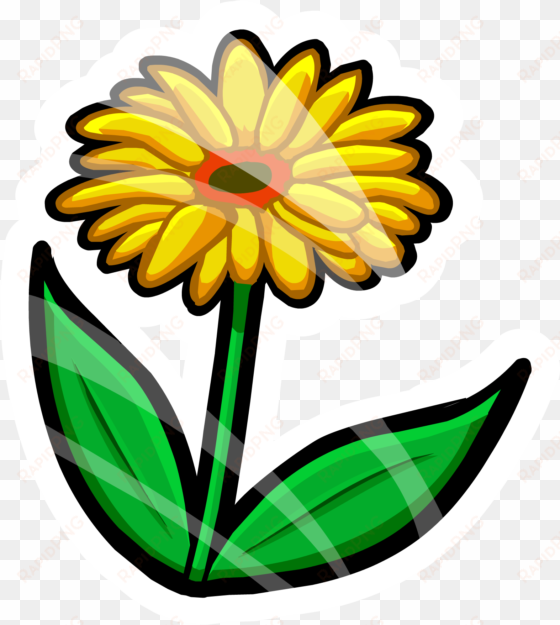 spring flower pin icon - flor club penguin