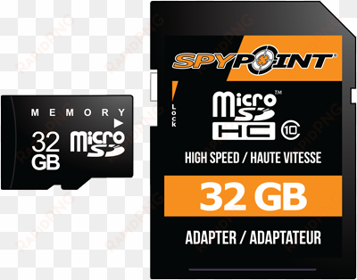 spypoint 32gb memory card with high-speed microsd card