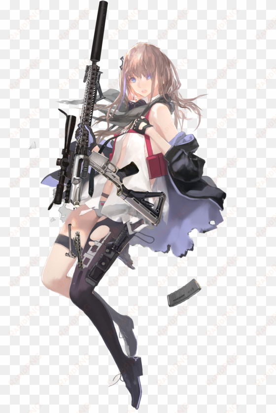 st ar15 dmg - girls frontline barrett m107